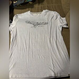 Eddie Bauer Light Gray Men's Short Sleeve Tee